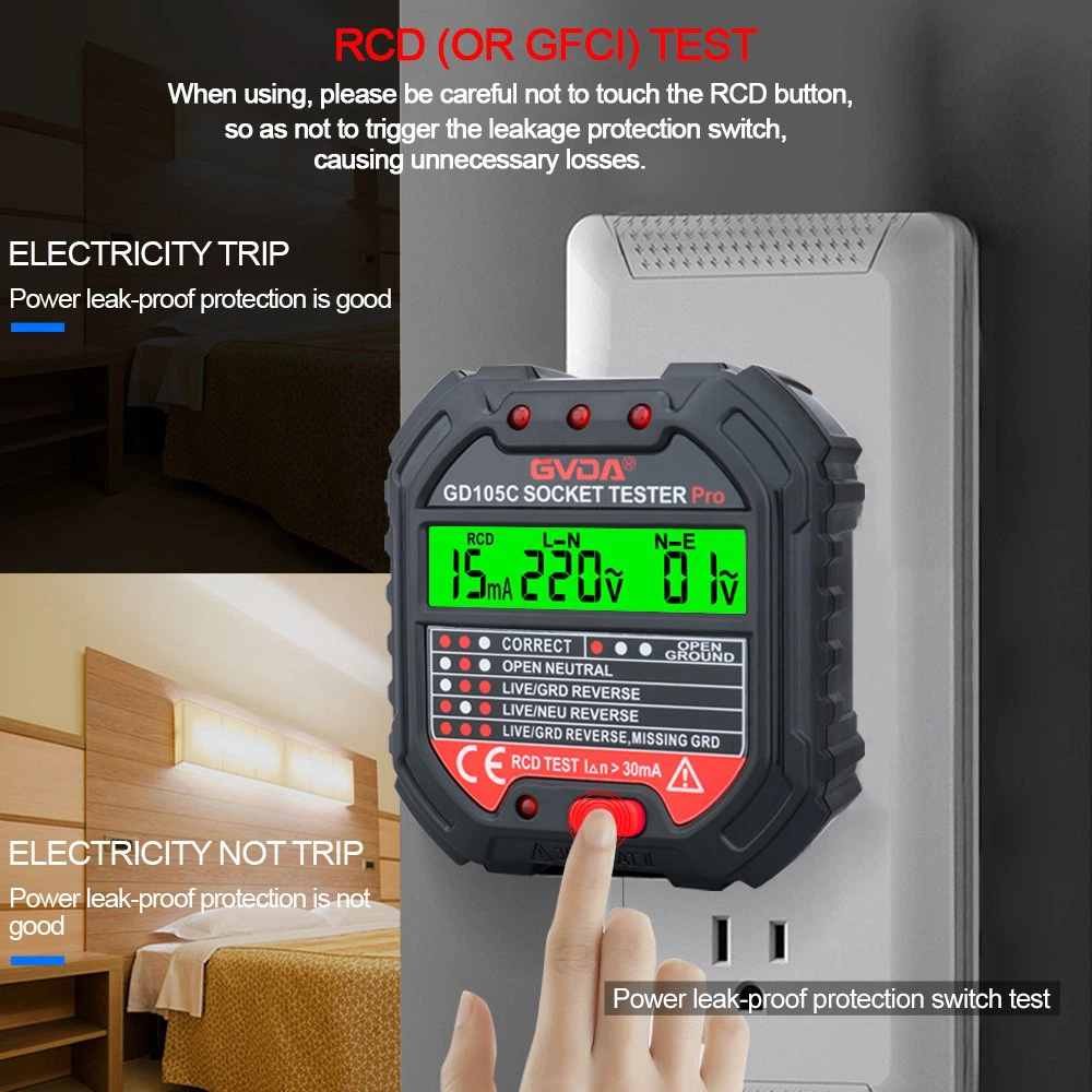 3 Electric socket tester 3 Electric socket tester