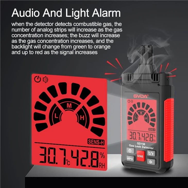 Handheld Flammable Gas Leak Detector