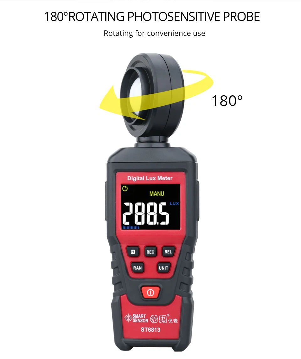 Uzimanje mjerenja Digital Light Meter
