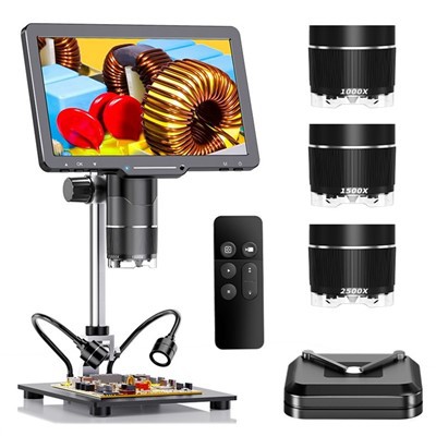 Mikroskop za elektronsko lemljenje od 10,1 inča sa 3 sočiva